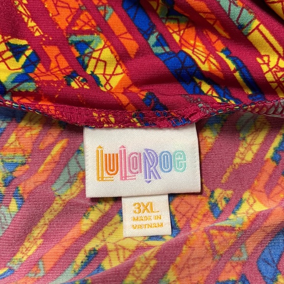 LuLaRoe New 3XL Multicolored Maxi Skirt NWT - Picture 6 of 7
